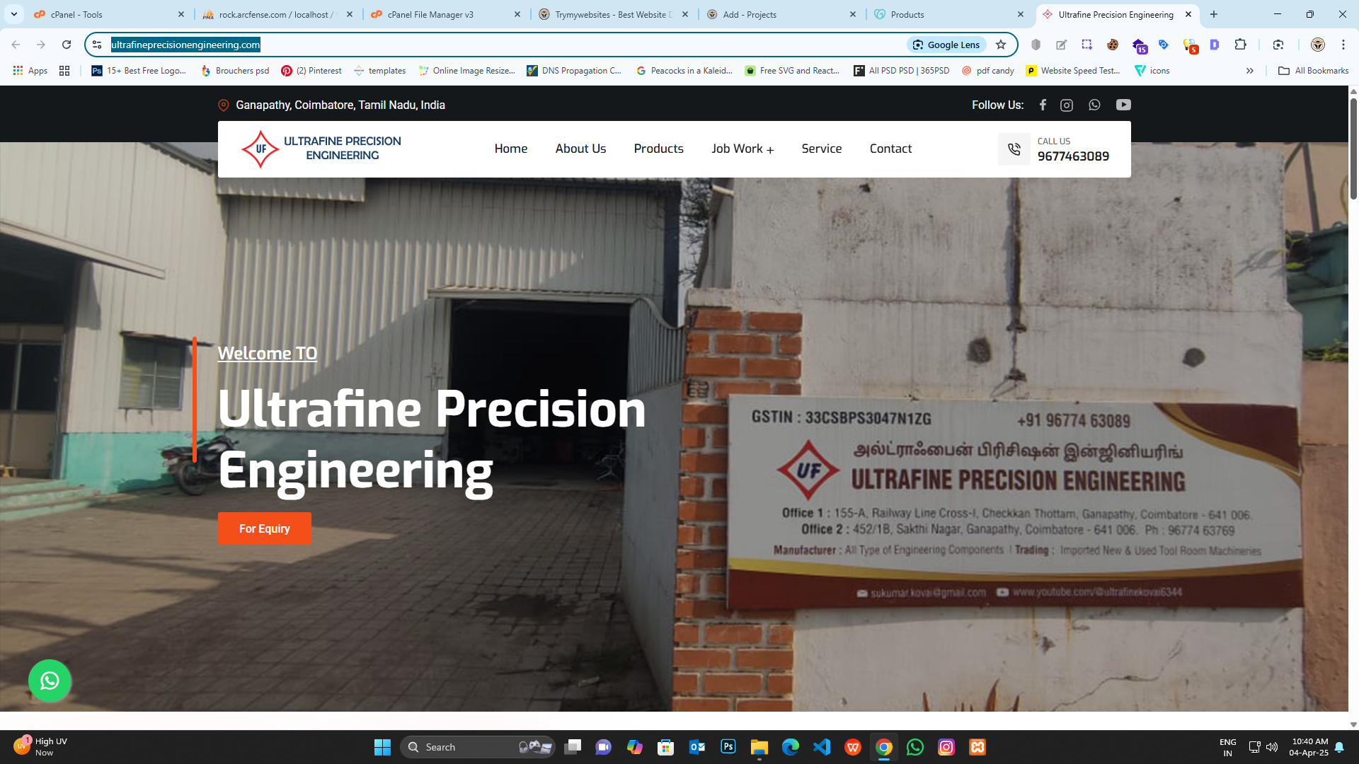 Ultrafine Precision Engineering